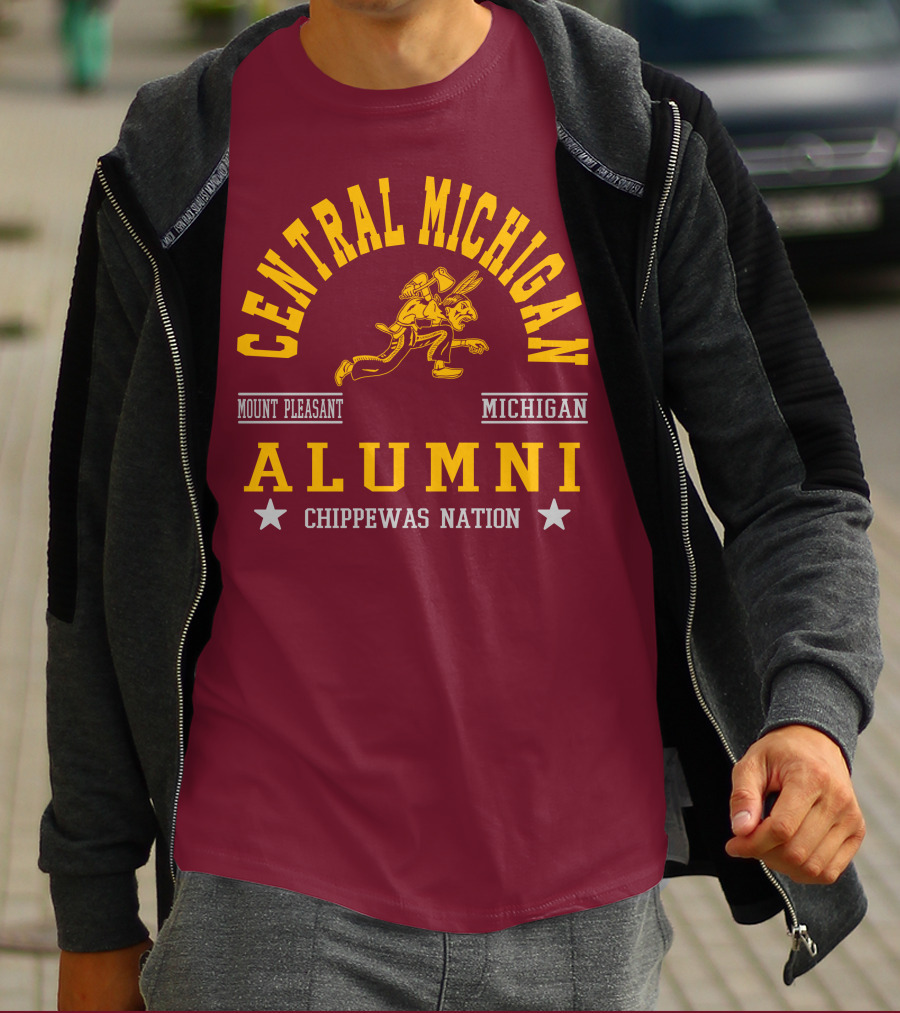 Central Michigan Alumni Mount Pleasant Chippewas Nation T-Shirt