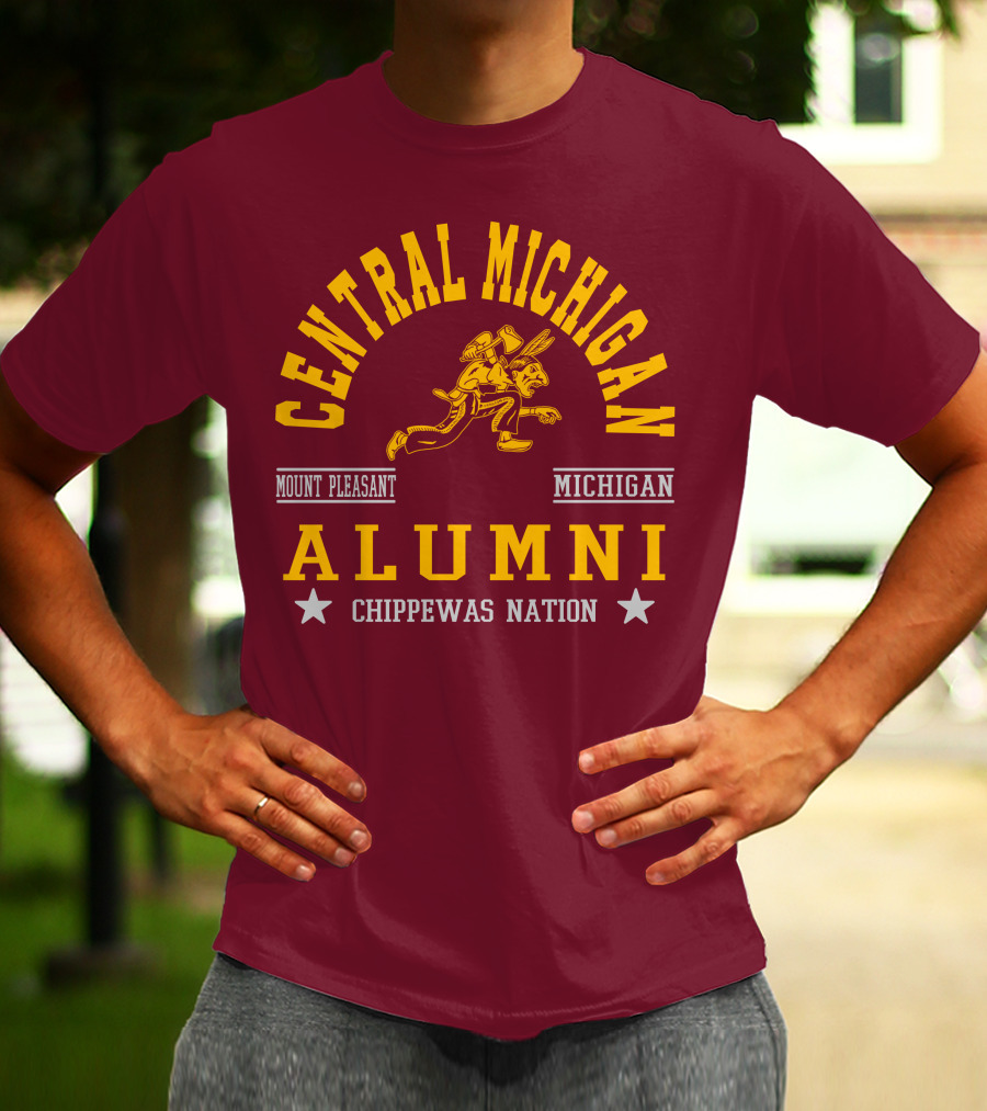 Central Michigan Alumni Mount Pleasant Chippewas Nation T-Shirt