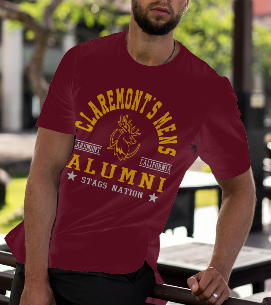 Claremont's Mens California Alumni Stags Nation T-Shirt