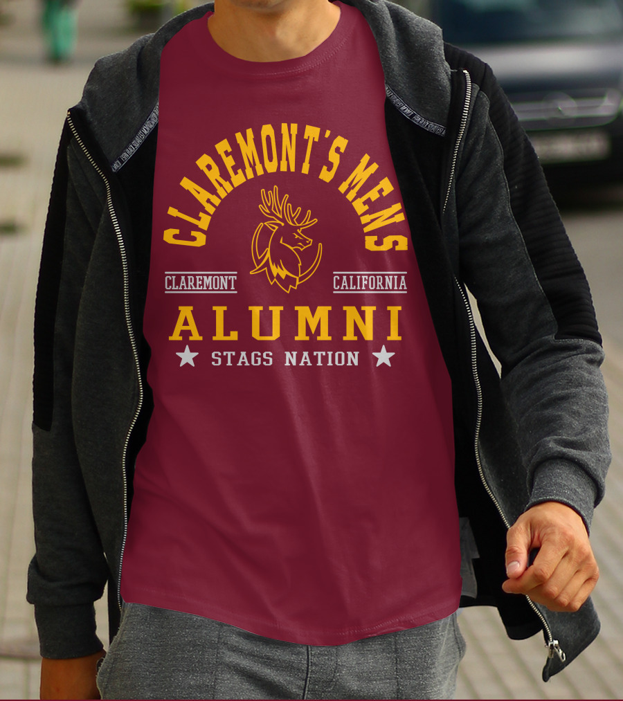 Claremont's Mens California Alumni Stags Nation T-Shirt