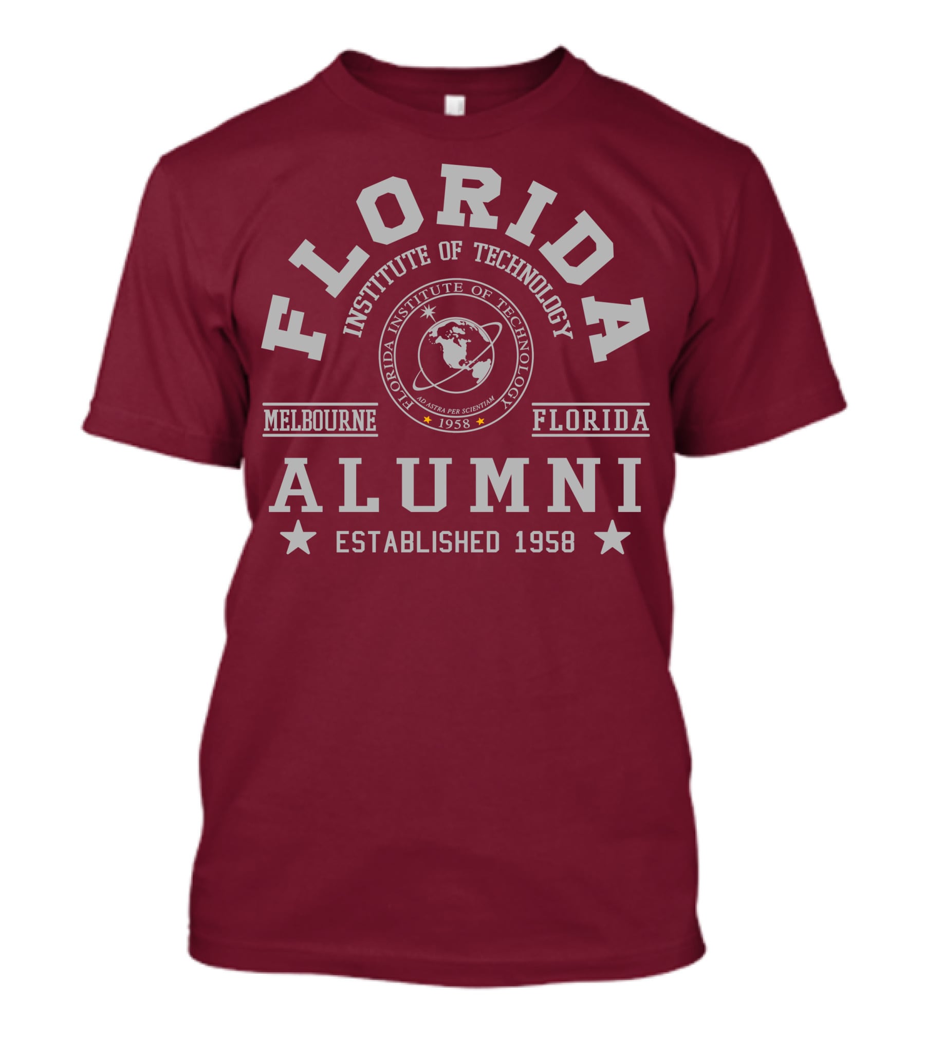 Florida Institute Of Technology Alumni Established 1958 Melbourne Florida T-Shirt