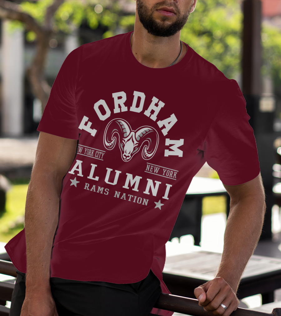 Fordham Alumni New York City Rams Nation T-Shirt