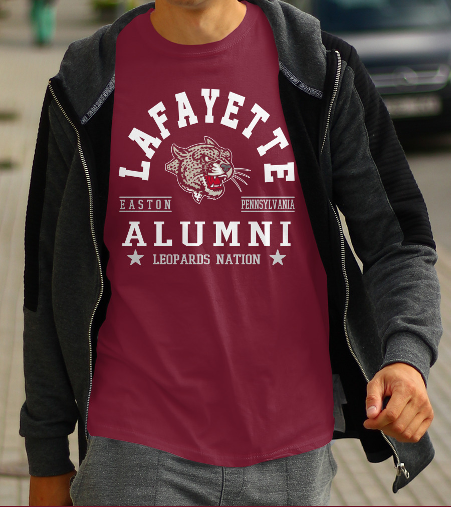 Lafayette College Alumni Leopards Nation Easton Pennsylvania T-Shirt