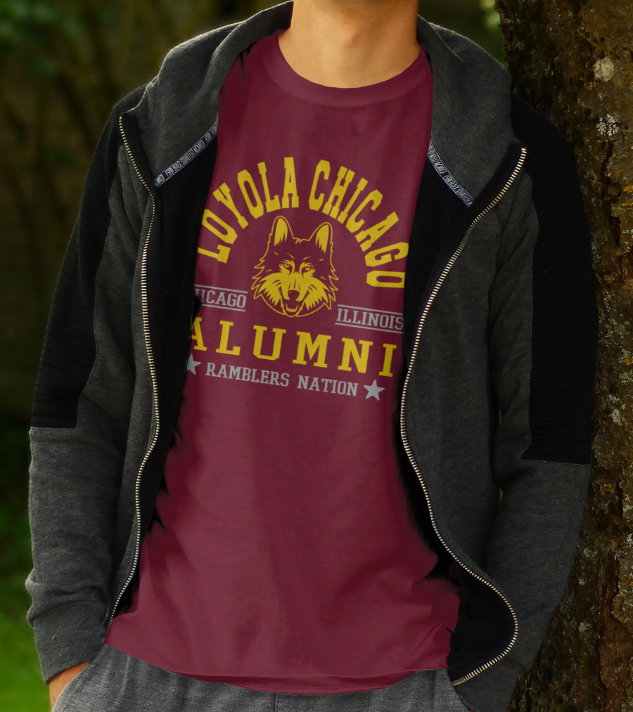 Loyola Chicago Illinois Alumni Ramblers Nation T-Shirt