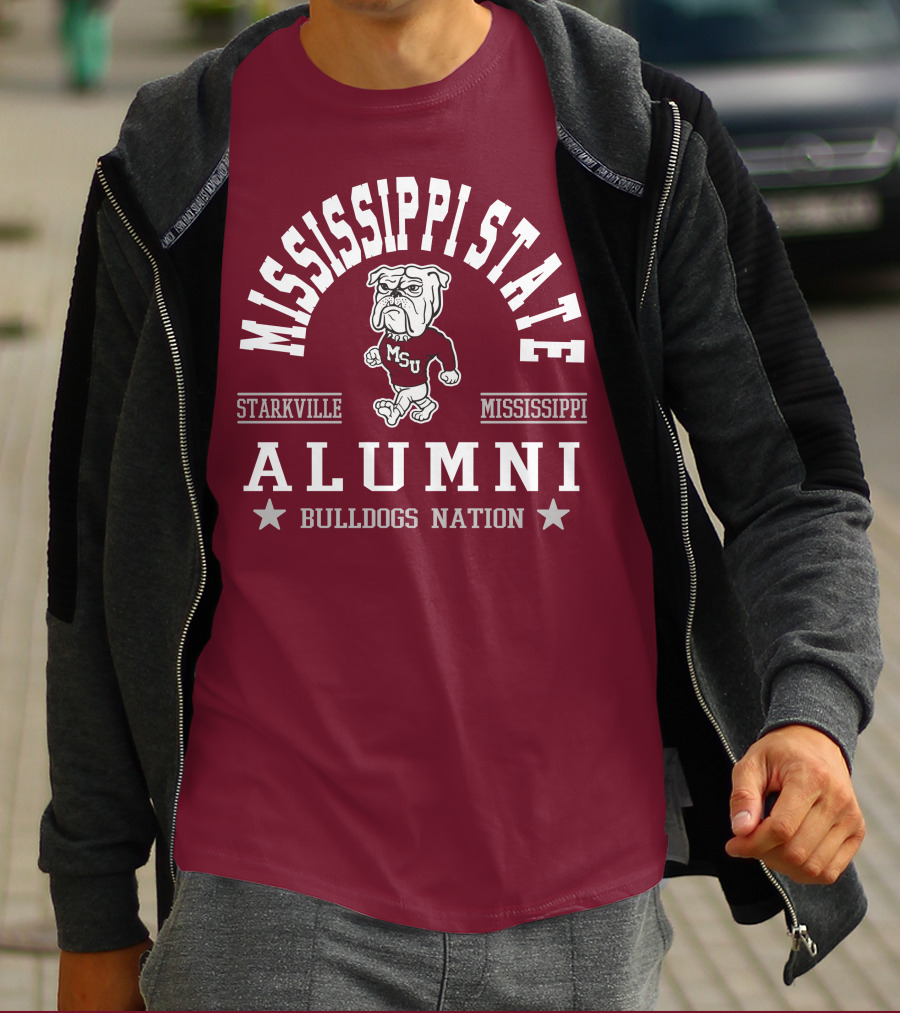Mississippi State University Alumni Bulldogs Nation Starkville Mississippi T-Shirt