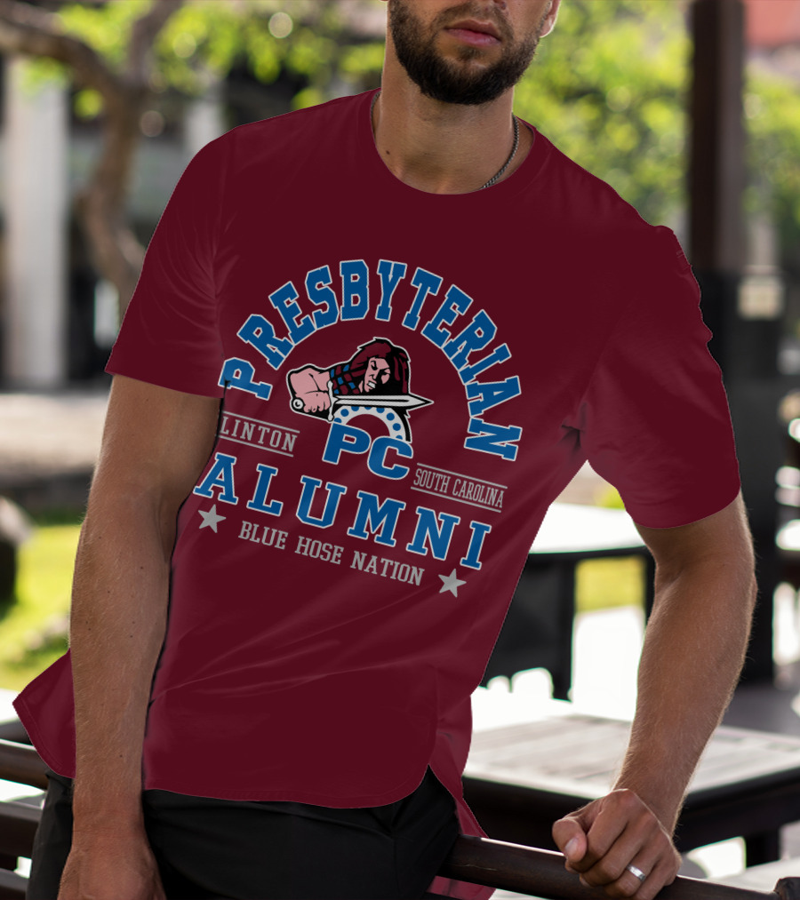 Presbyterian College PC Blue Hose Clinton South Carolina Alumni Nation T-Shirt