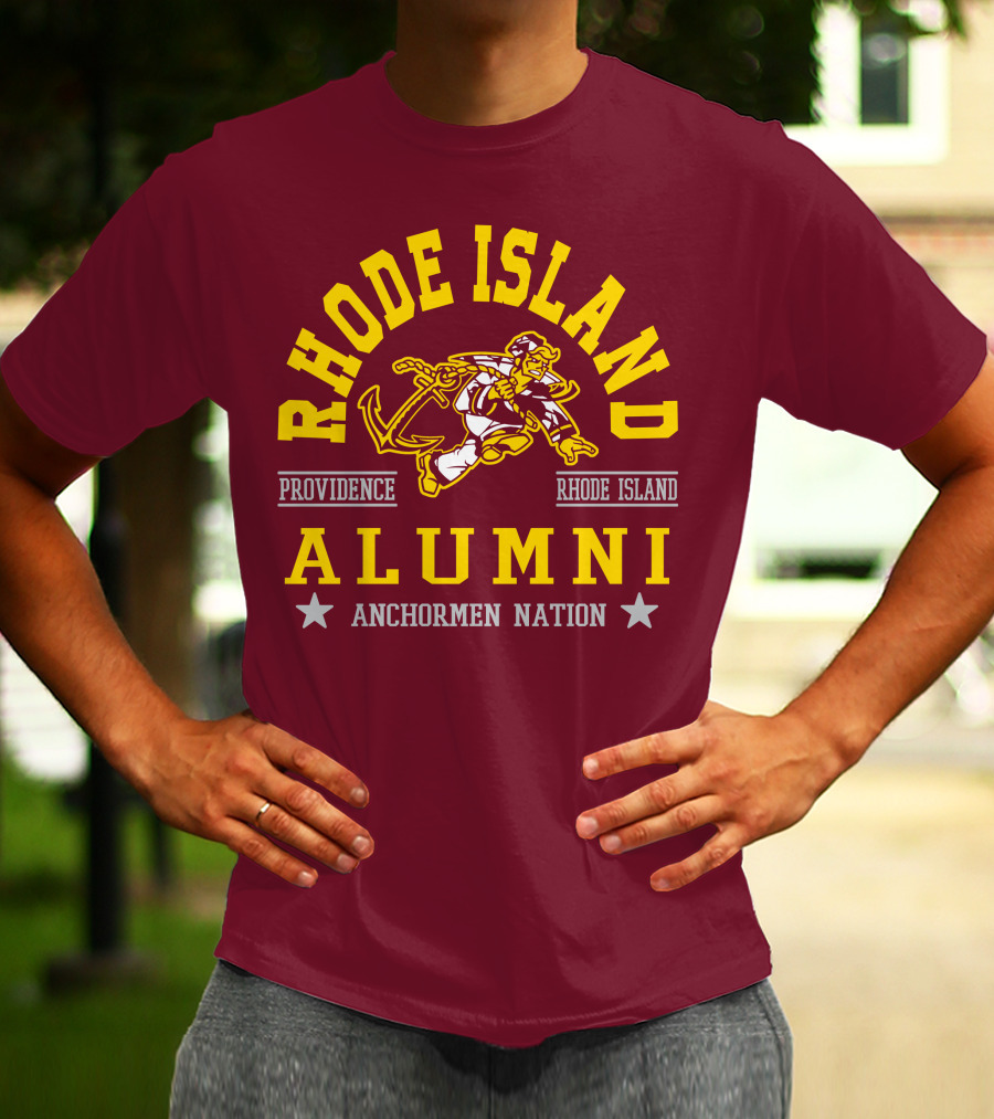 Rhode Island Alumni Providence Anchormen Nation T-Shirt