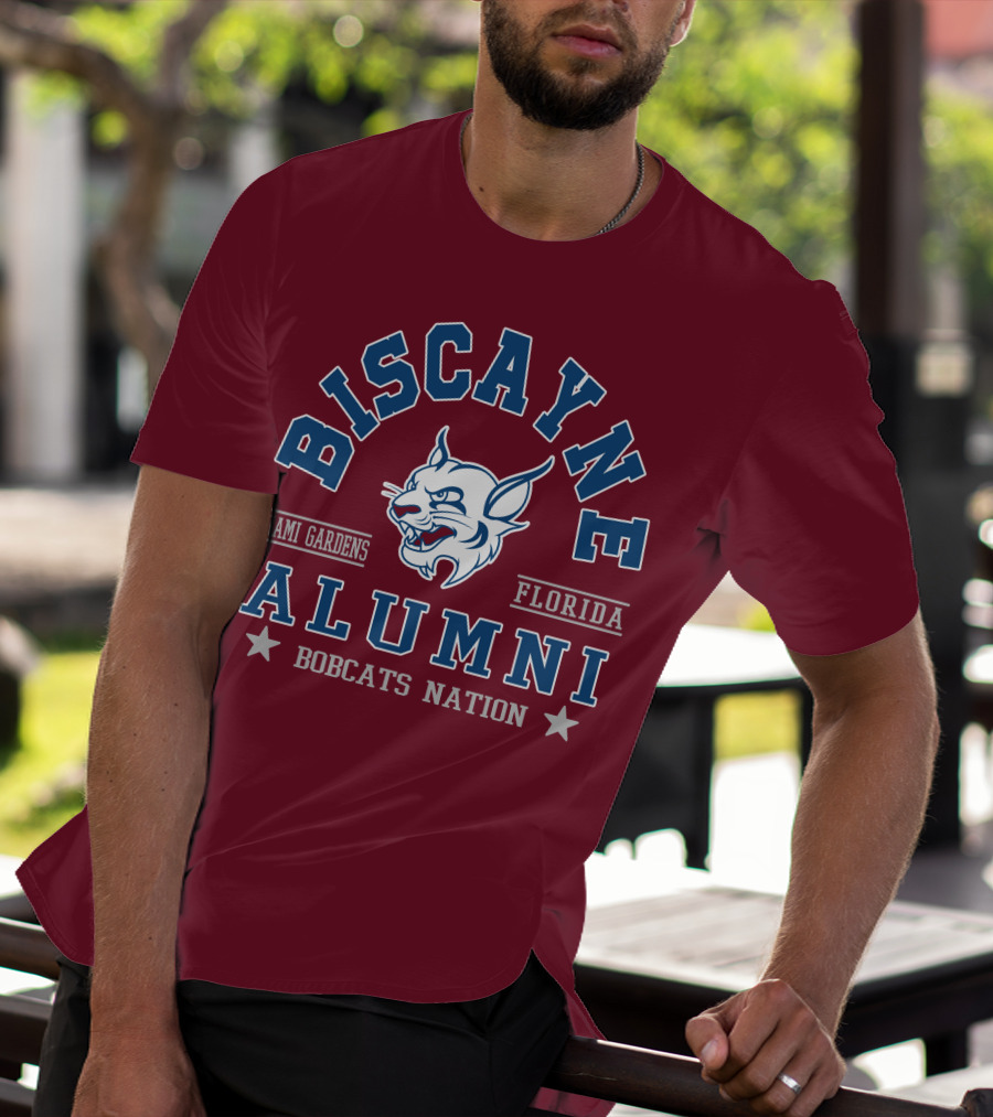 Biscayne College Alumni Bobcats Nation Miami Gardens Florida T-Shirt