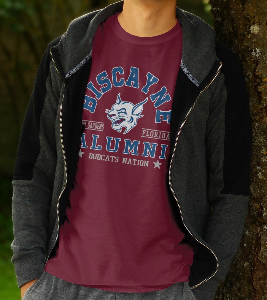 Biscayne College Alumni Bobcats Nation Miami Gardens Florida T-Shirt