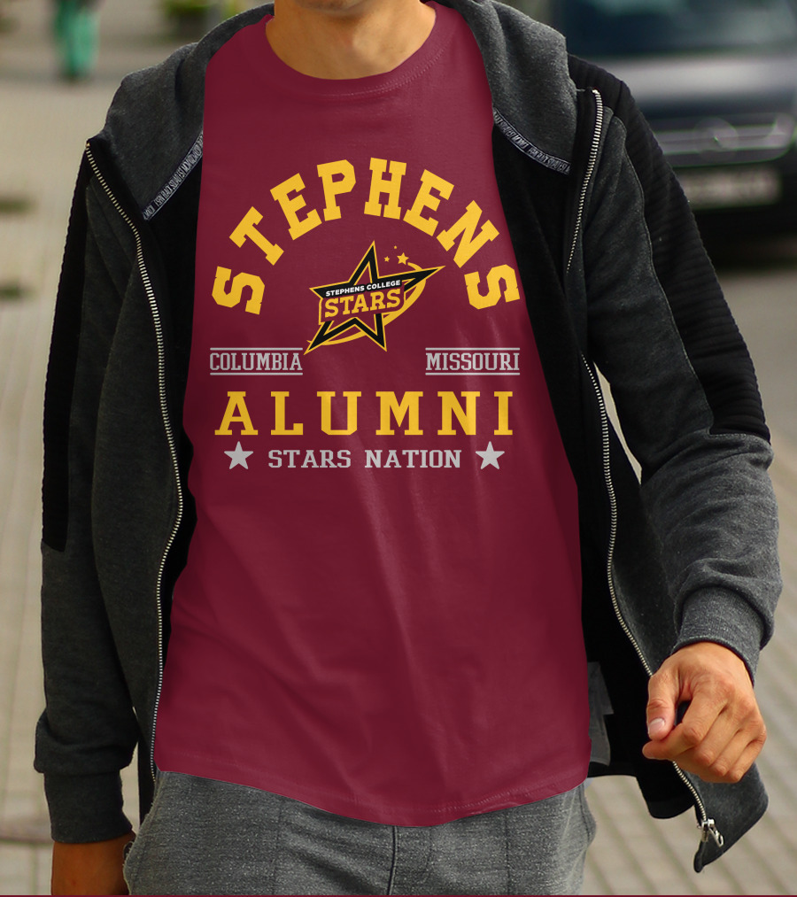 Stephens College Stars Alumni Columbia Missouri Stars Nation T-Shirt
