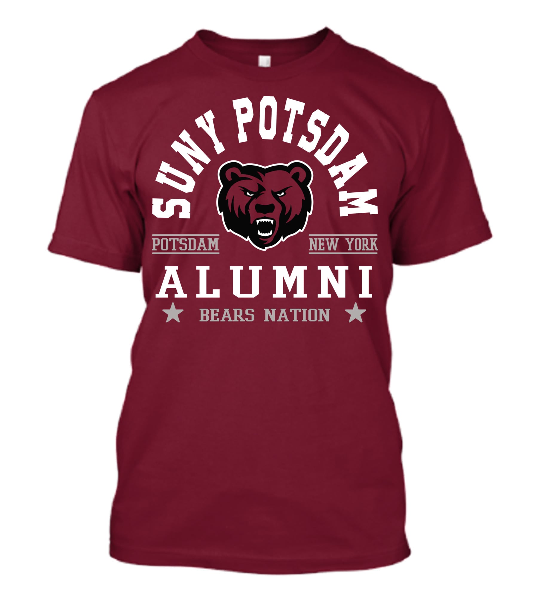 SUNY Potsdam Alumni Bears Nation New York T-Shirt