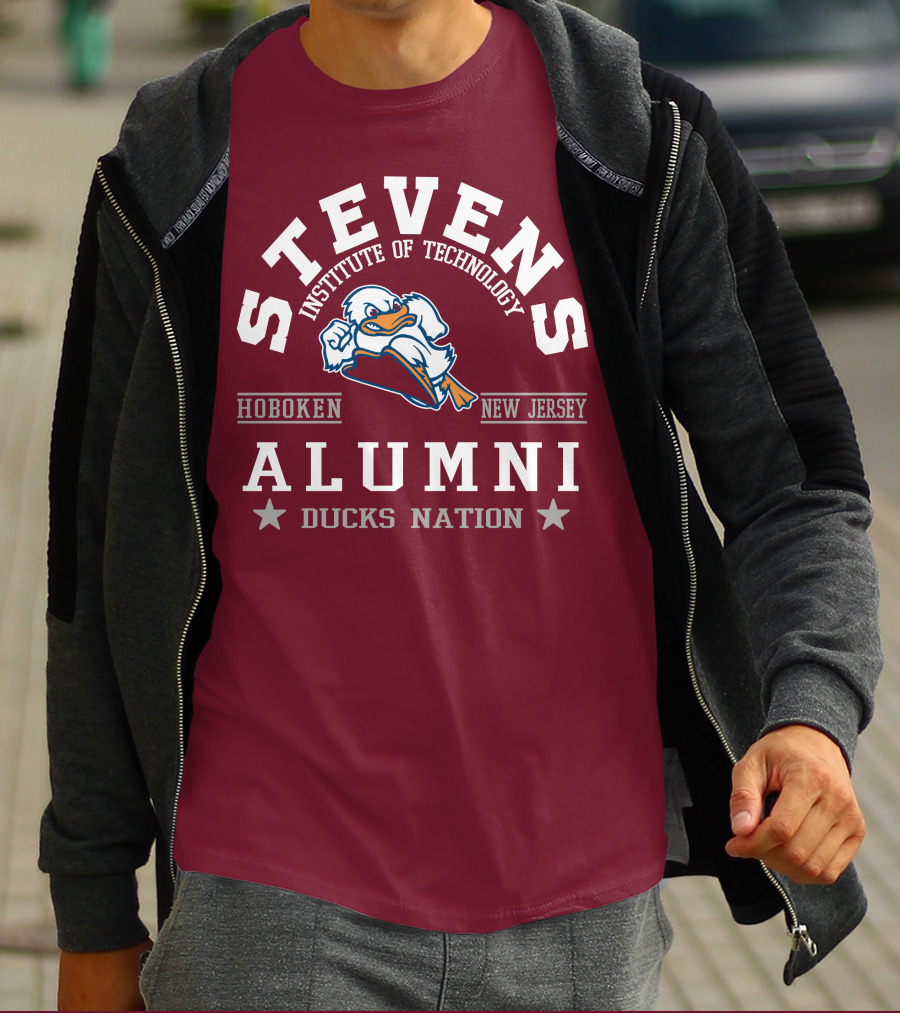 Stevens Institute Of Technology Alumni Hoboken New Jersey Ducks Nation T-Shirt