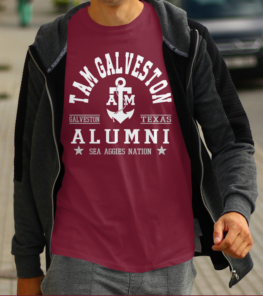 TAM Galveston Texas Alumni Sea Aggies Nation T-Shirt
