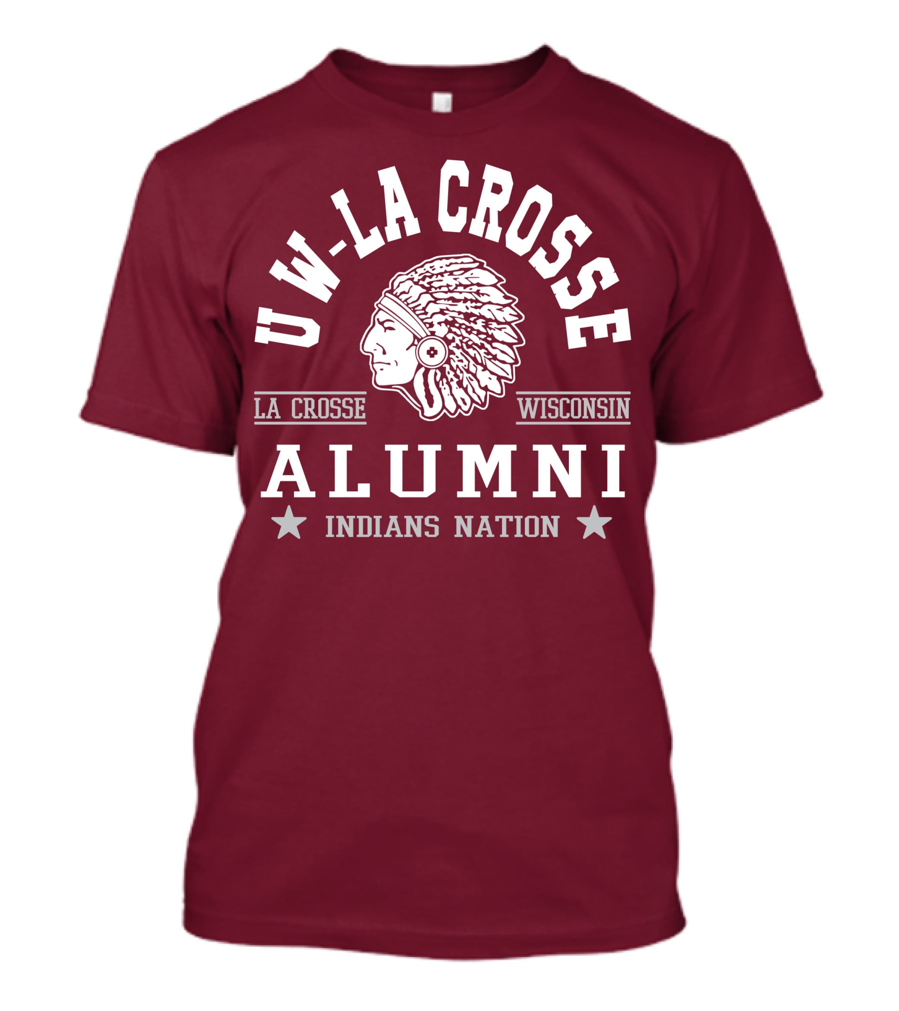 UW-La Crosse Wisconsin Alumni Indians Nation T-Shirt