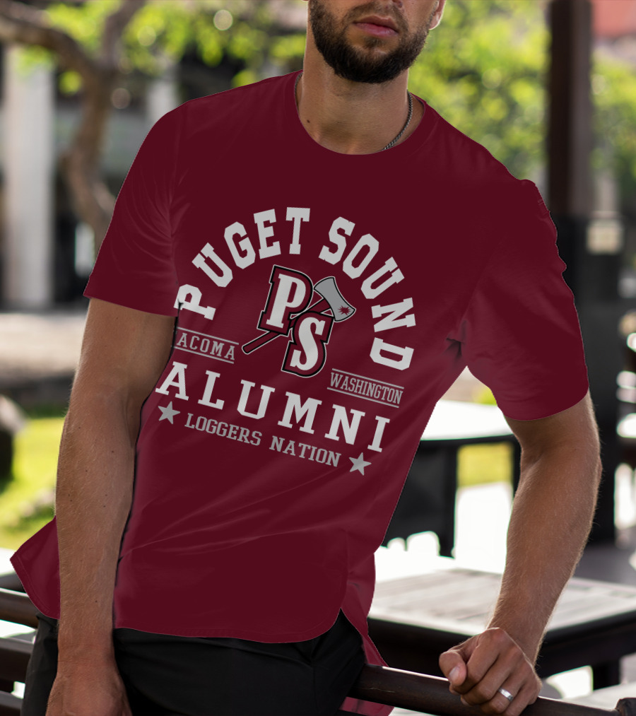 Puget Sound PS Tacoma Washington Alumni Loggers Nation T-Shirt
