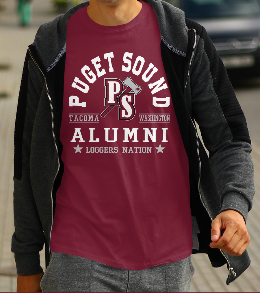 Puget Sound PS Tacoma Washington Alumni Loggers Nation T-Shirt