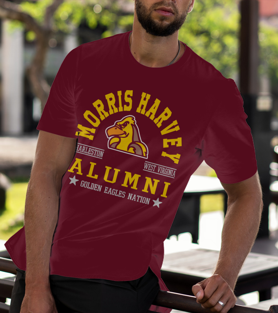 Morris Harvey College Alumni Charleston West Virginia Golden Eagles Nation T-Shirt