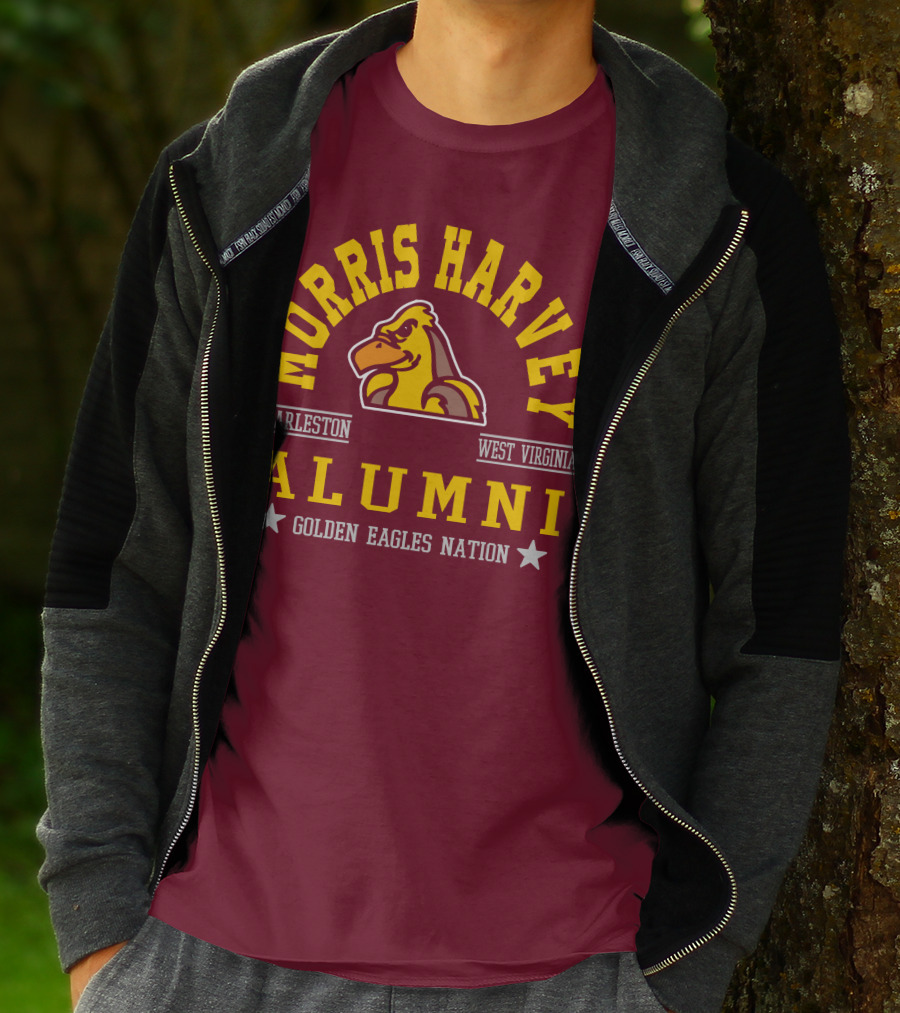 Morris Harvey College Alumni Charleston West Virginia Golden Eagles Nation T-Shirt