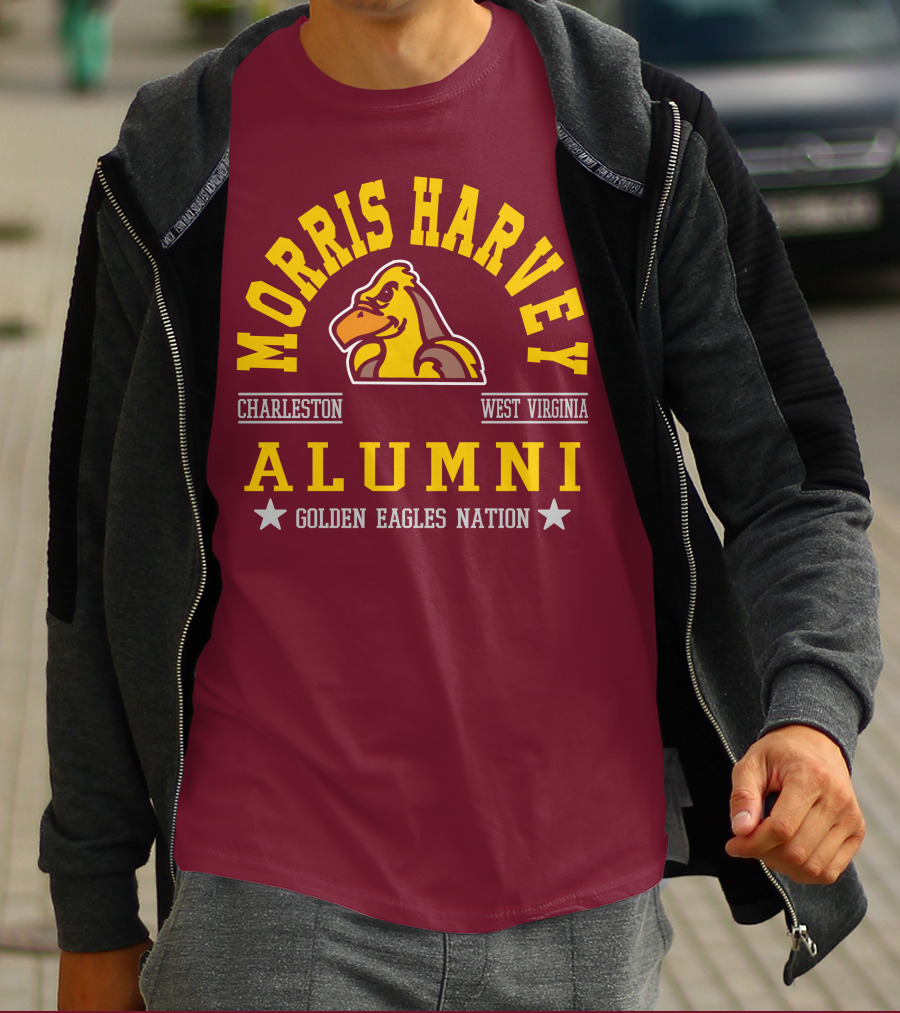 Morris Harvey College Alumni Charleston West Virginia Golden Eagles Nation T-Shirt