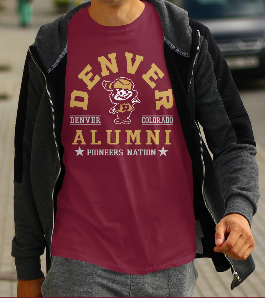 Denver Colorado Alumni Pioneers Nation T-Shirt