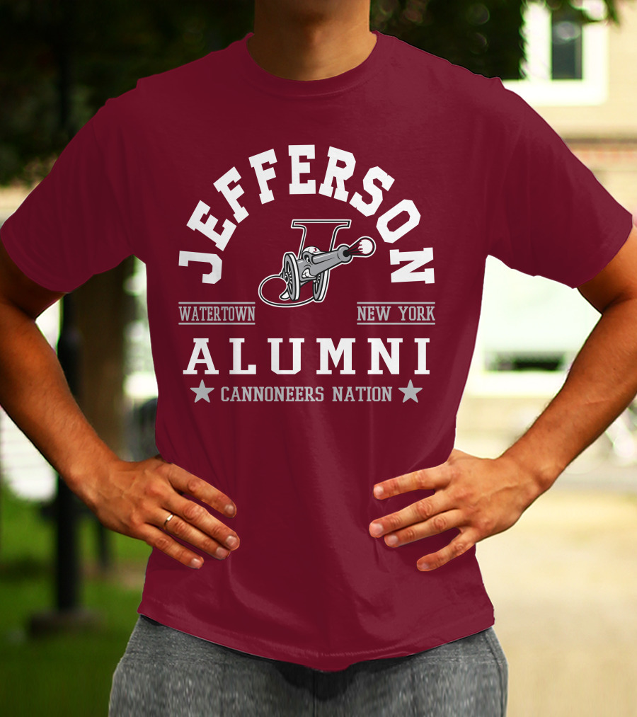 Jefferson Alumni Watertown New York Cannoneers Nation T-Shirt