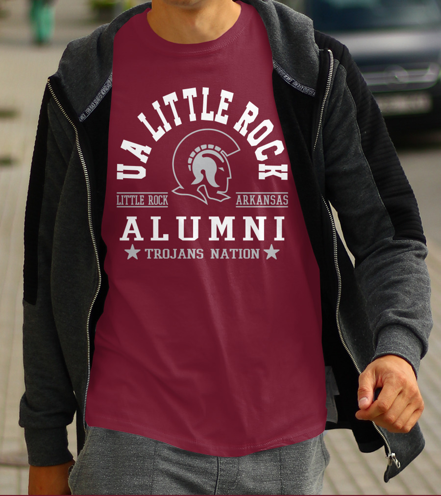 UA Little Rock Alumni Arkansas Trojans Nation T-Shirt