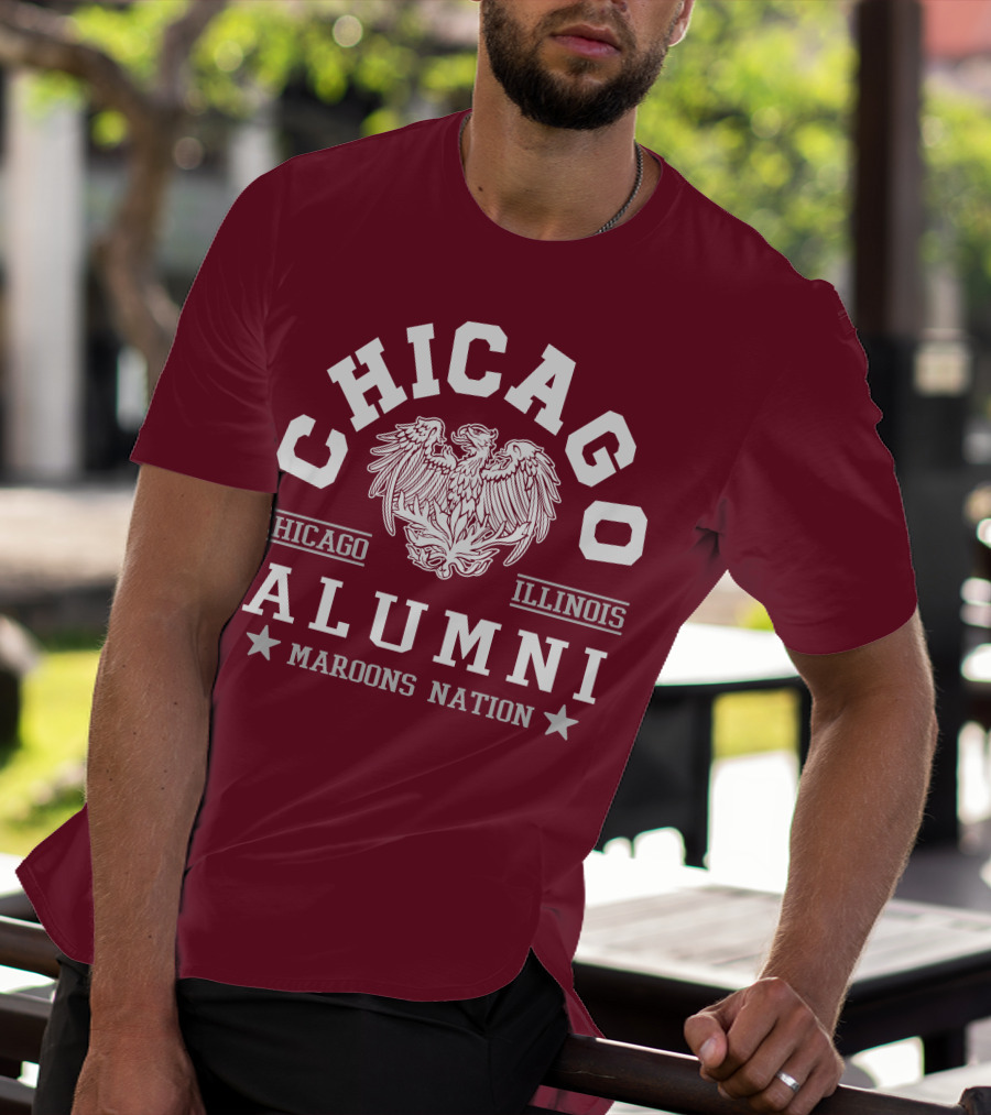 Chicago Illinois Alumni Maroons Nation T-Shirt