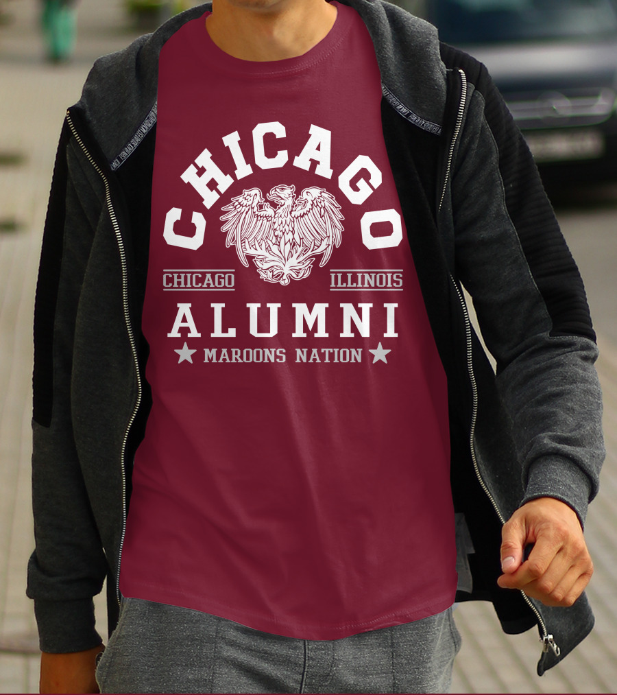 Chicago Illinois Alumni Maroons Nation T-Shirt