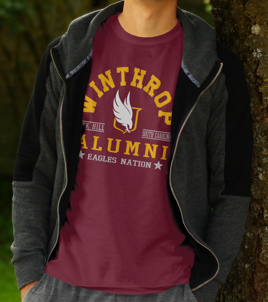 Winthrop Alumni Rock Hill South Carolina Eagles Nation T-Shirt