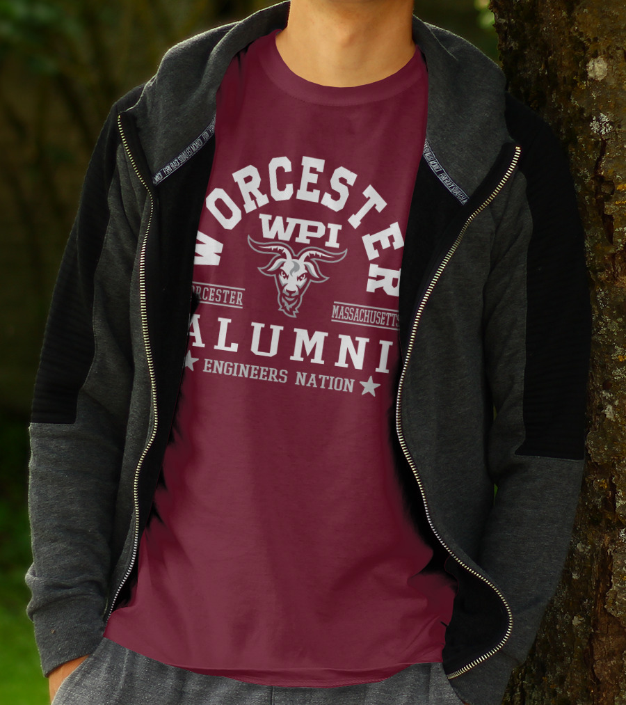 Worcester WPI Alumni Engineers Nation Massachusetts T-Shirt
