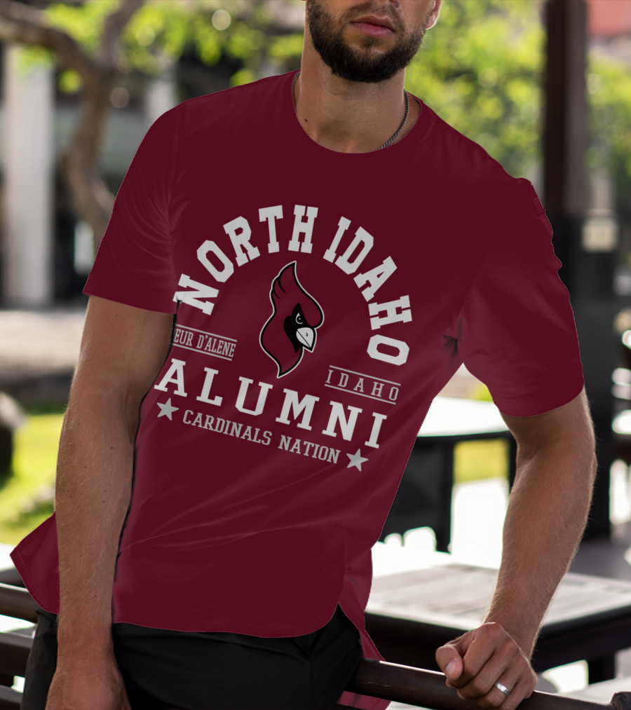 North Idaho Coeur D'Alene Alumni Cardinals Nation Idaho T-Shirt