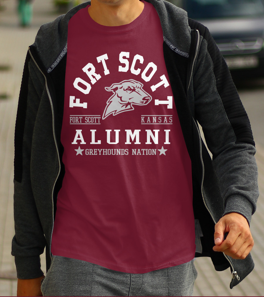 Fort Scott Kansas Alumni Greyhounds Nation T-Shirt