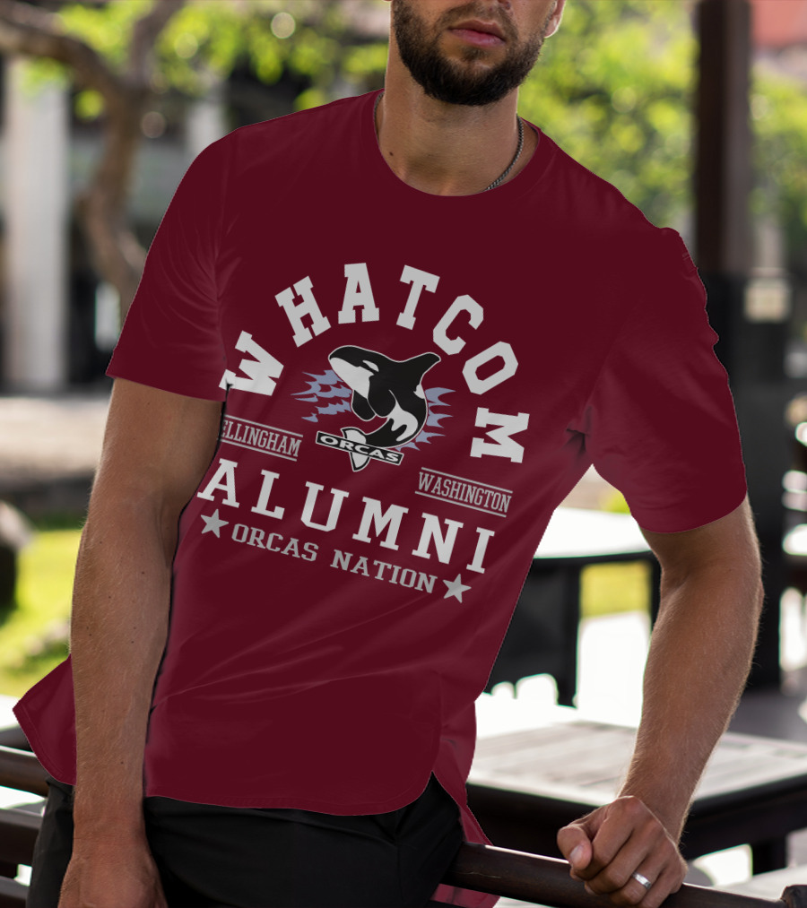 Whatcom Alumni Orcas Nation Bellingham Washington T-Shirt