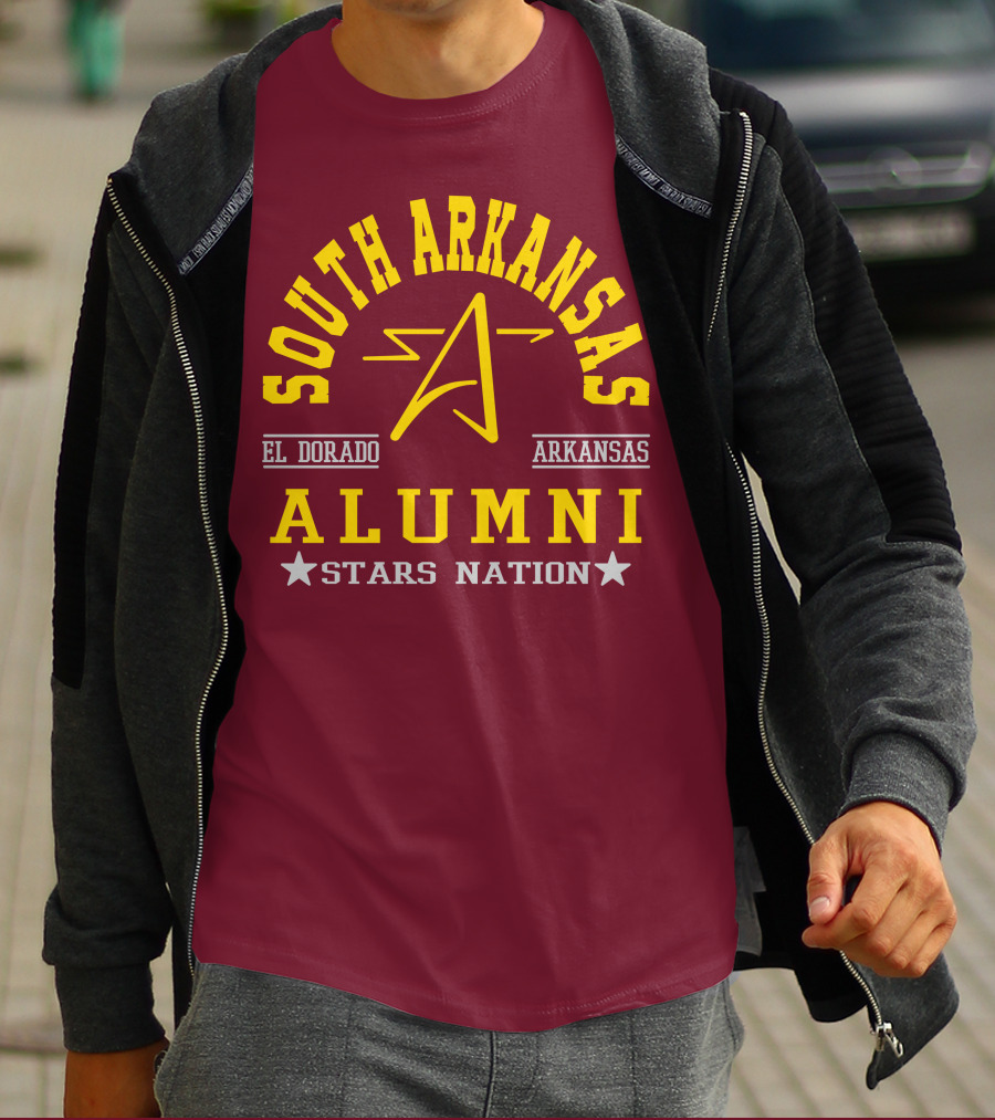 South Arkansas El Dorado Alumni Stars Nation Arkansas T-Shirt