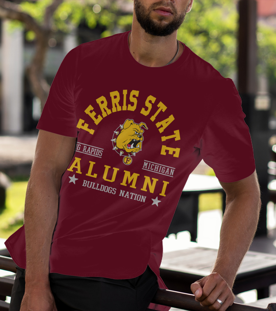 Ferris State Alumni Bulldogs Nation Big Rapids Michigan T-Shirt