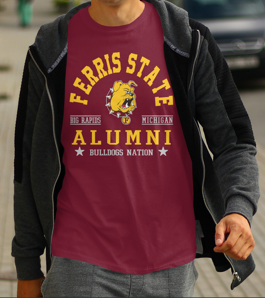 Ferris State Alumni Bulldogs Nation Big Rapids Michigan T-Shirt