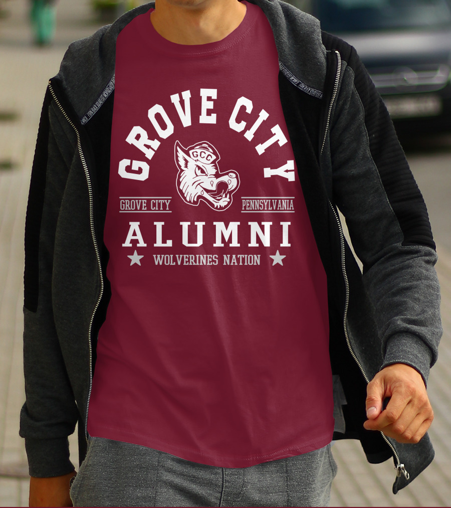 Grove City College Alumni Wolverines Nation Pennsylvania T-Shirt