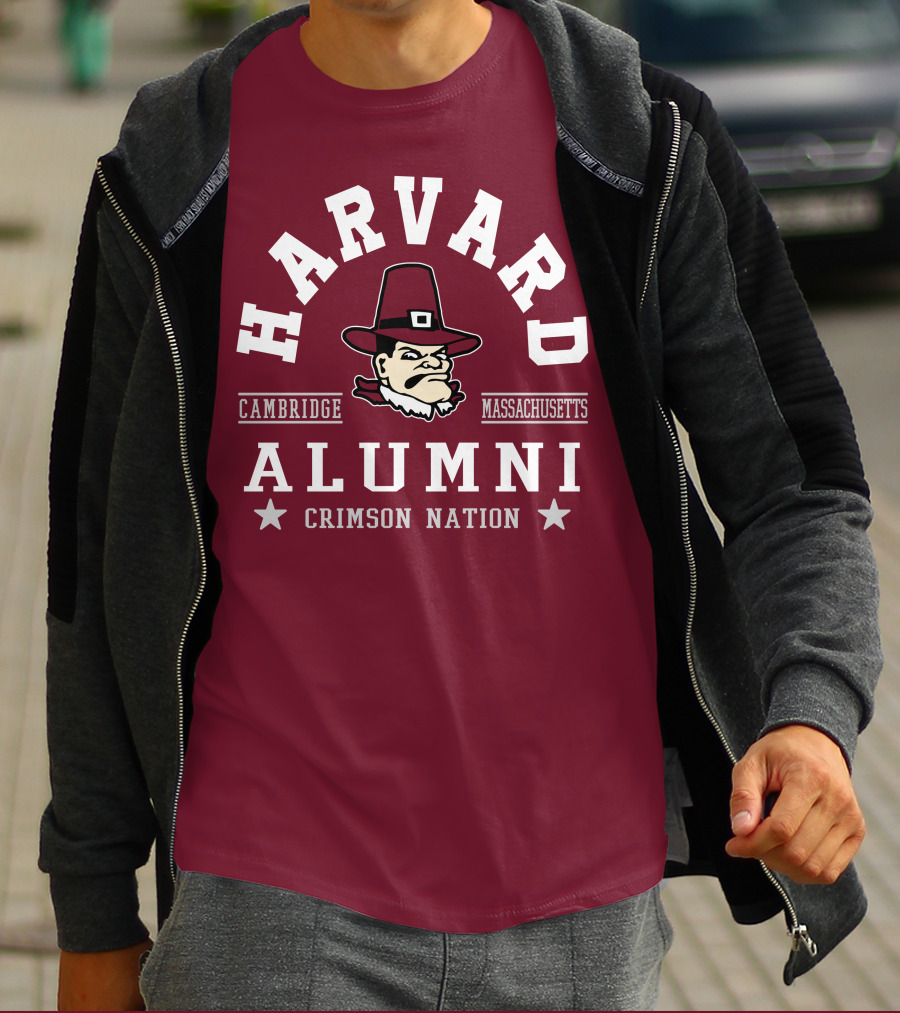 Harvard Alumni Cambridge Massachusetts Crimson Nation T-Shirt