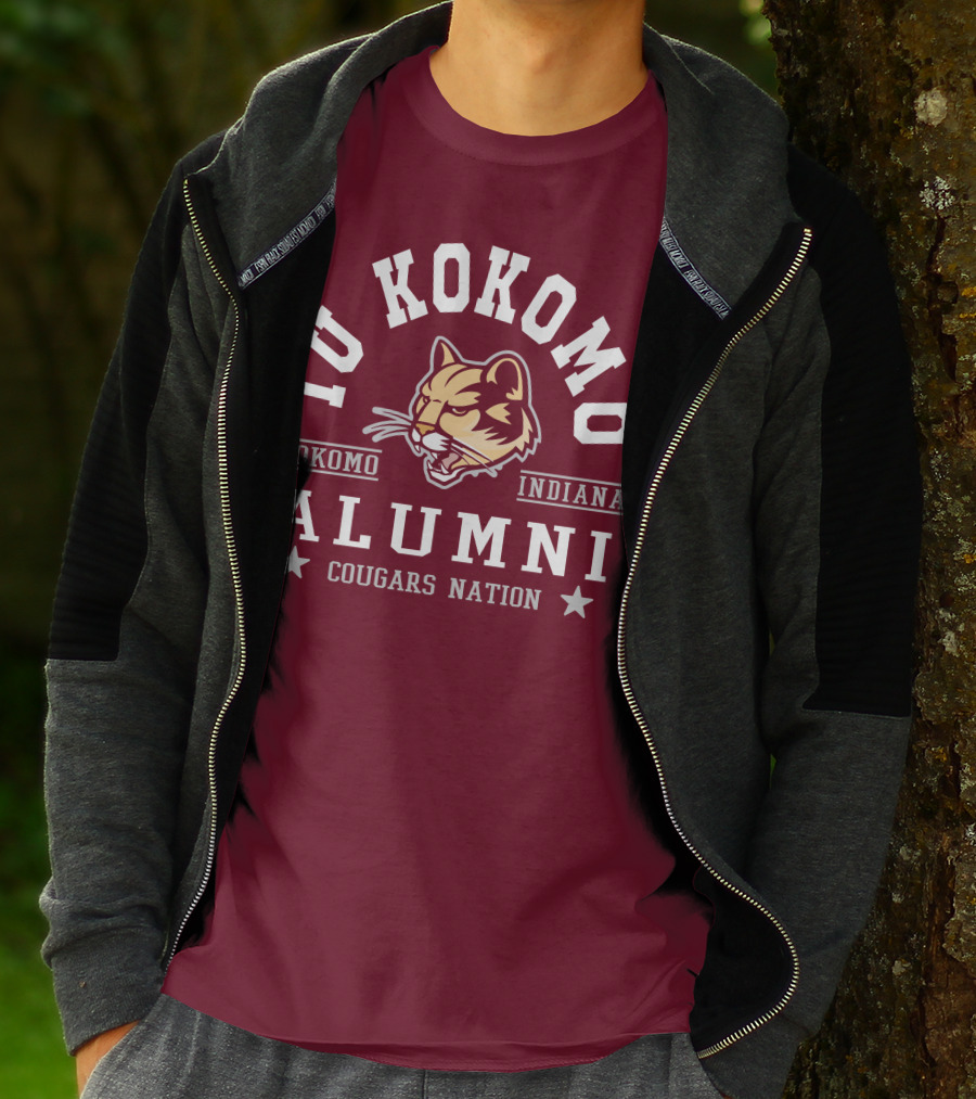 IU Kokomo Alumni Cougars Nation Kokomo Indiana T-Shirt