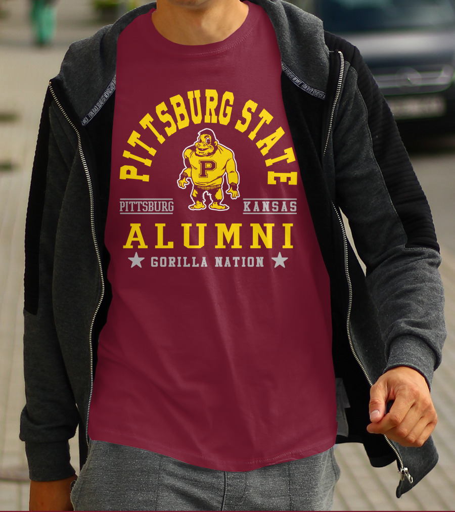 Pittsburg State Alumni Gorilla Nation Kansas T-Shirt