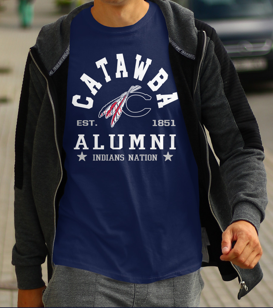 Catawba Alumni Indians Nation Est. 1851 T-Shirt