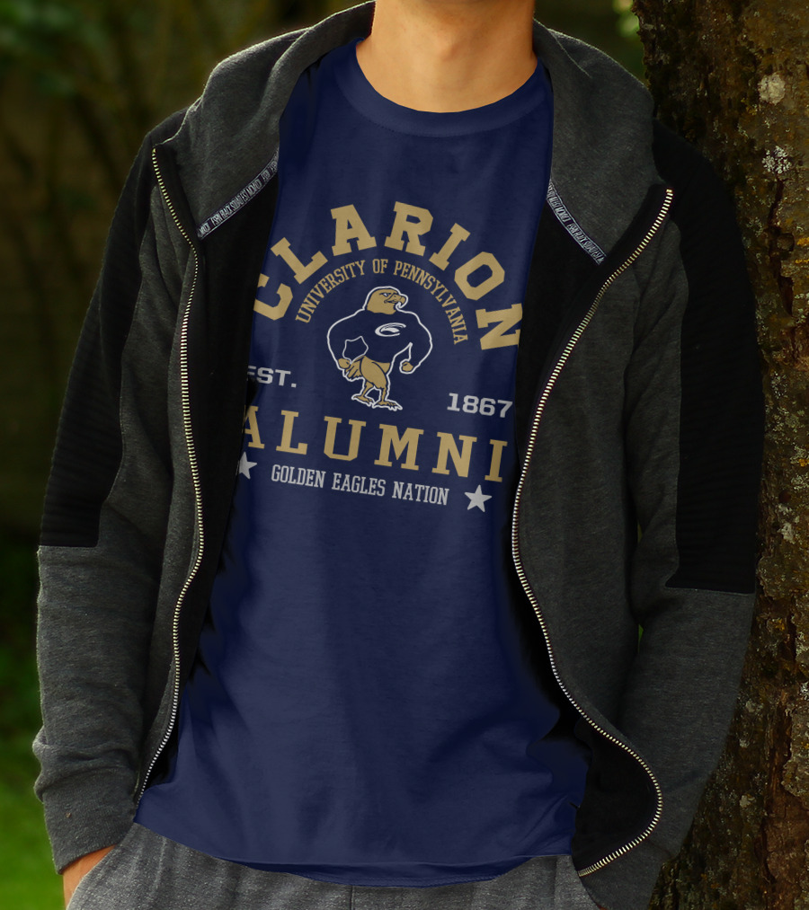 Clarion University Of Pennsylvania Alumni Golden Eagles Nation Est. 1867 T-Shirt