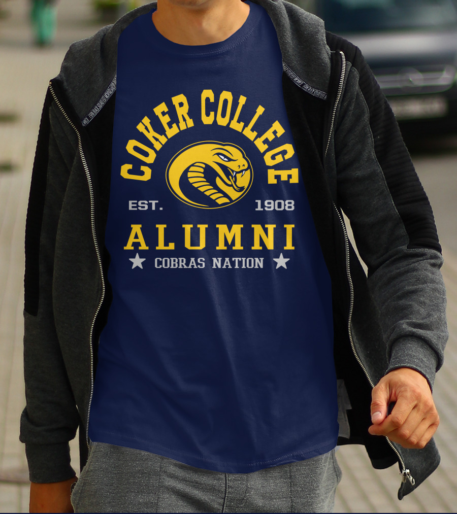 Coker College Alumni Cobras Nation Est. 1908 T-Shirt