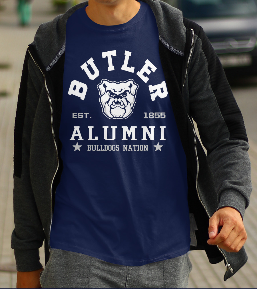 Butler Alumni Bulldogs Nation Est. 1855 T-Shirt