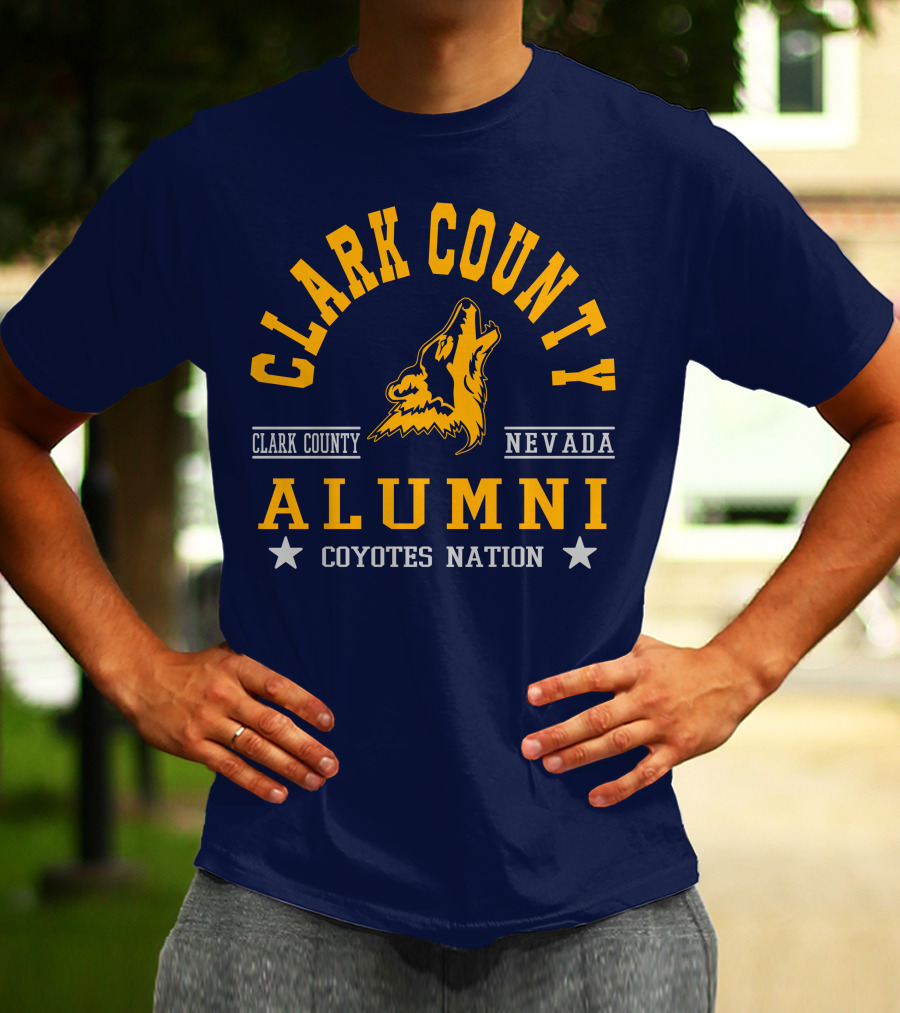 Clark County Nevada Alumni Coyotes Nation T-Shirt