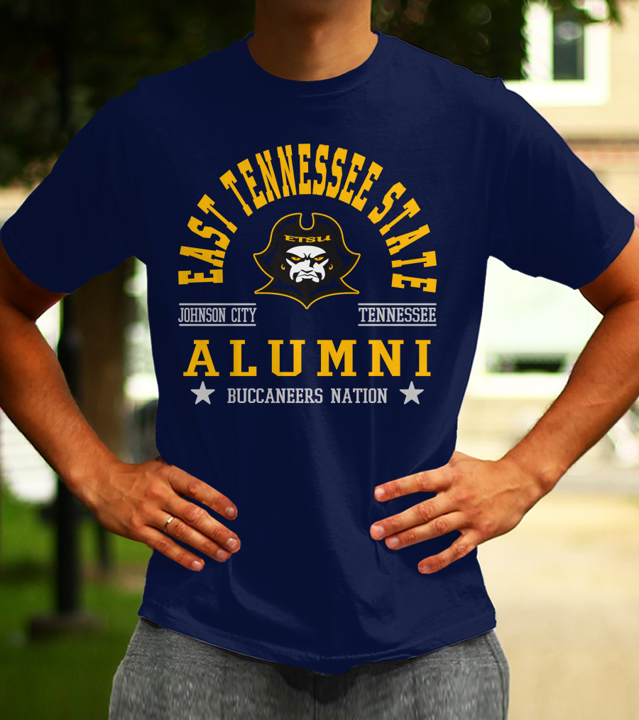 East Tennessee State Alumni Buccaneers Nation Johnson City Tennessee T-Shirt
