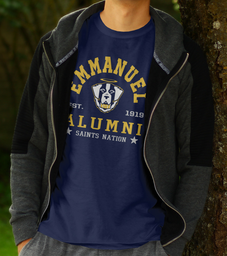 EMMANUEL Alumni EST. 1919 Saints Nation T-Shirt