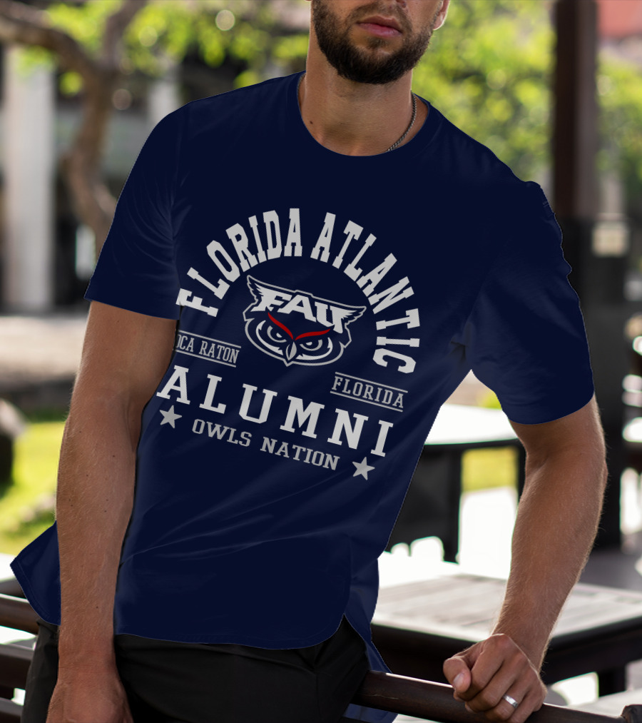 Florida Atlantic Alumni Owls Nation Boca Raton Florida T-Shirt