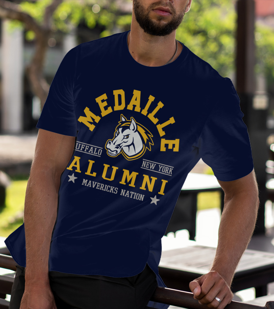 Medaille College Buffalo New York Alumni Mavericks Nation T-Shirt