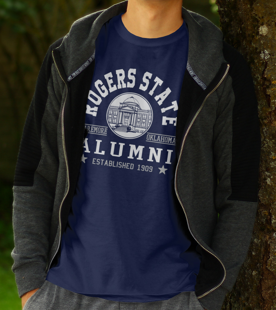 Rogers State Alumni Claremore Oklahoma Established 1909 T-Shirt